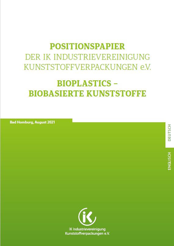 Deckblatt Bioplastics 2021